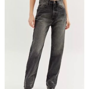 BDG Women's Straight Leg Jeans - Black